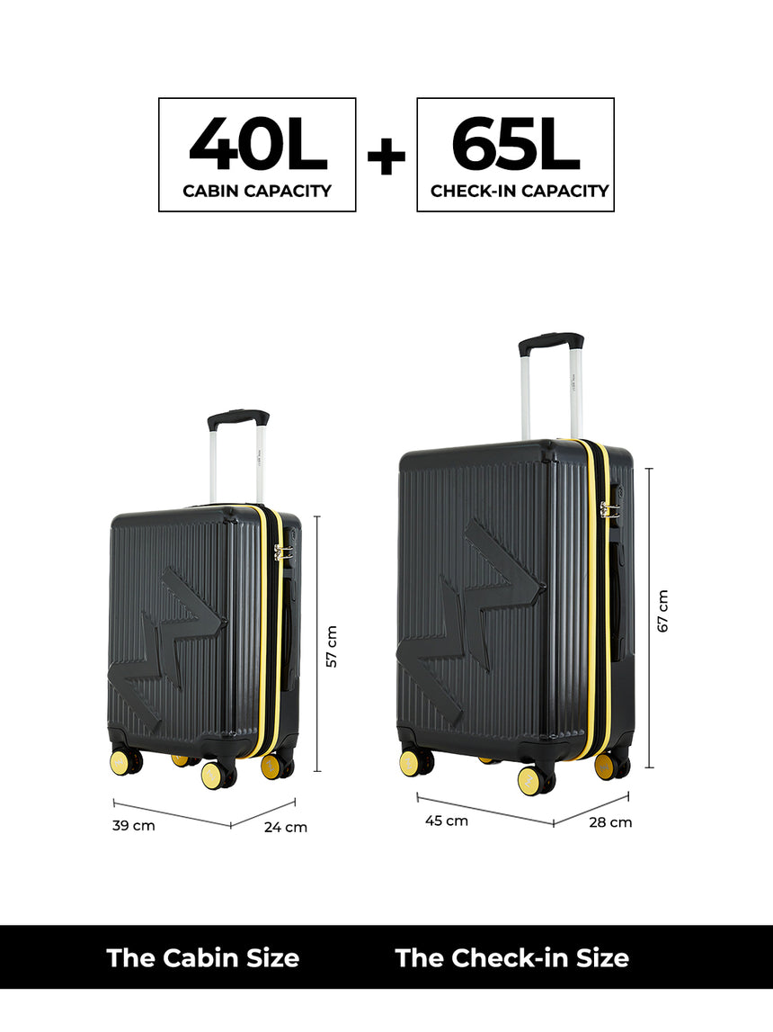 MW London 2.0 Set of 2 Luggage(Small + Medium)