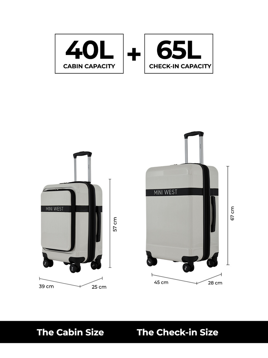 Melbourne Set of 2 luggage (Small + Medium)