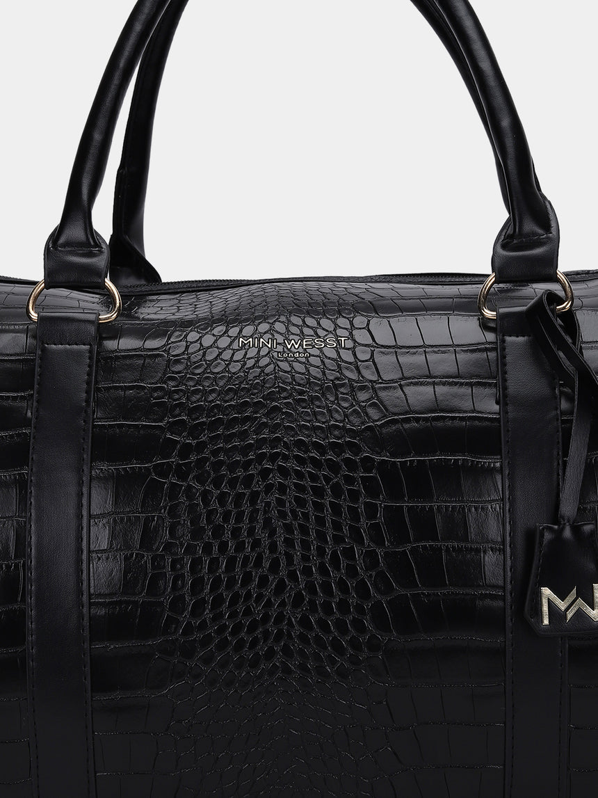 Istanbul Black Duffle