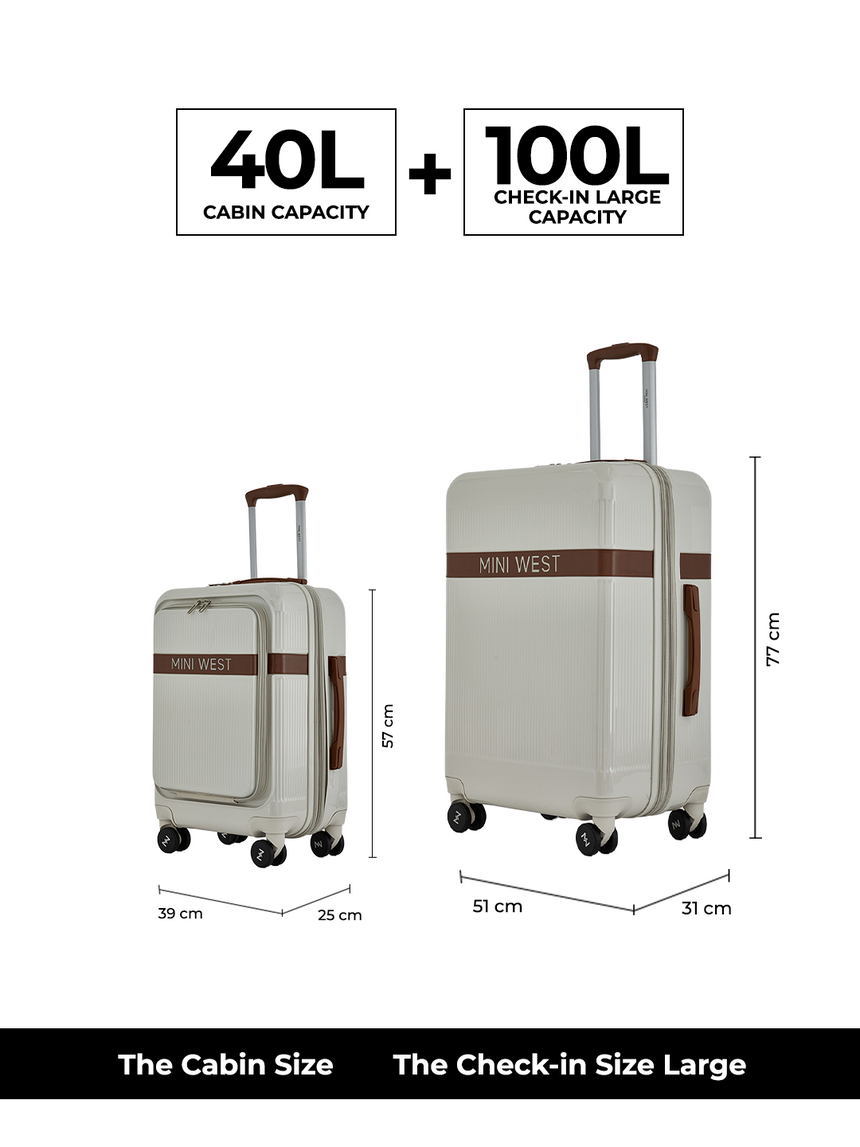 Melbourne Set of 2 luggage (Small + Large)