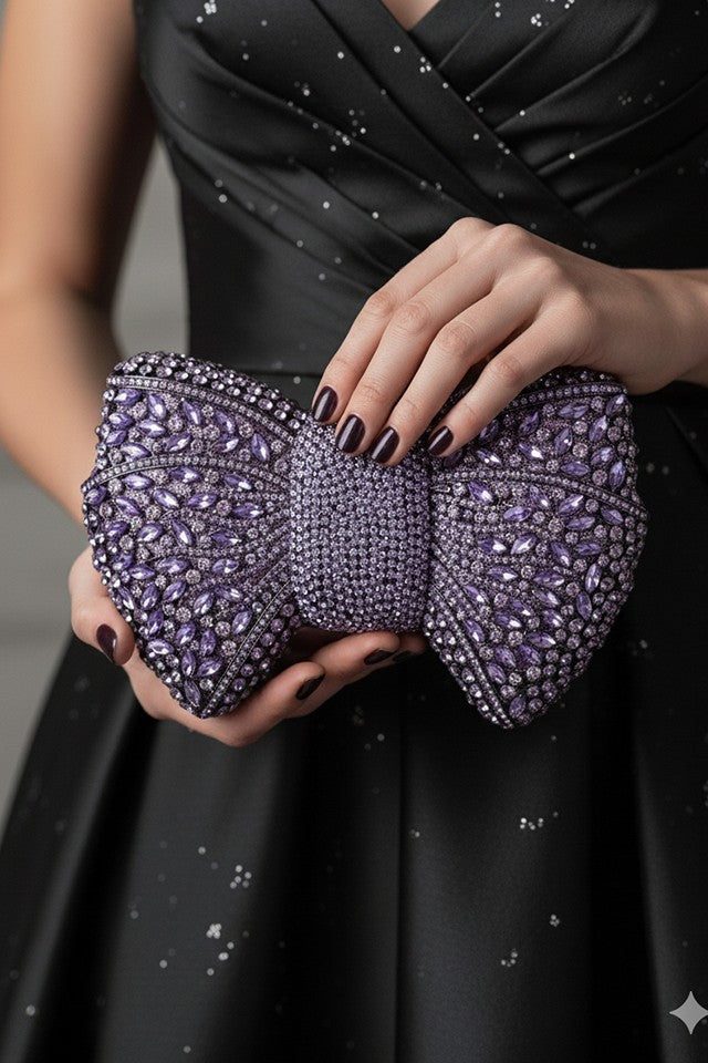 Bow Multicolor Clutch