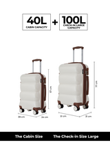 Summer Of 69 Set of 2 Luggage(Small + Large)