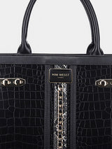 Broadway Luxe Black London Tote