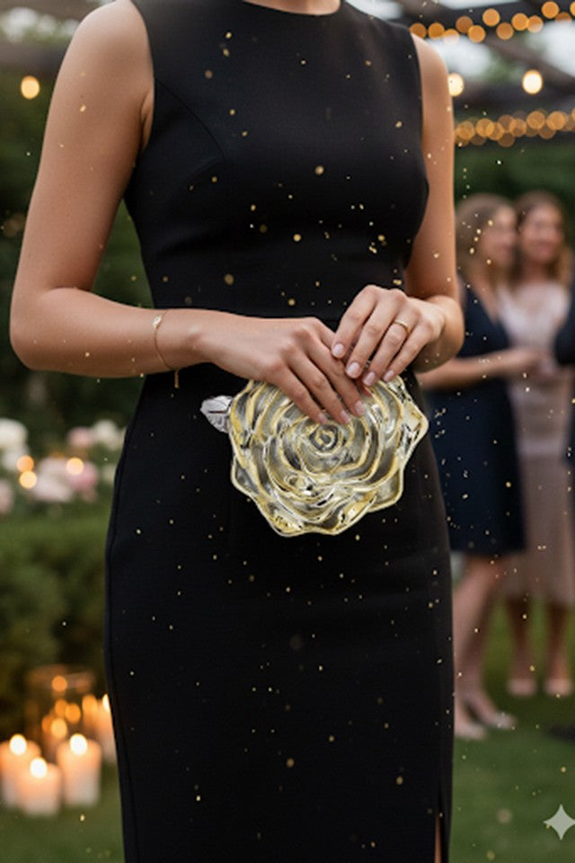 The Rose Golden Clutch
