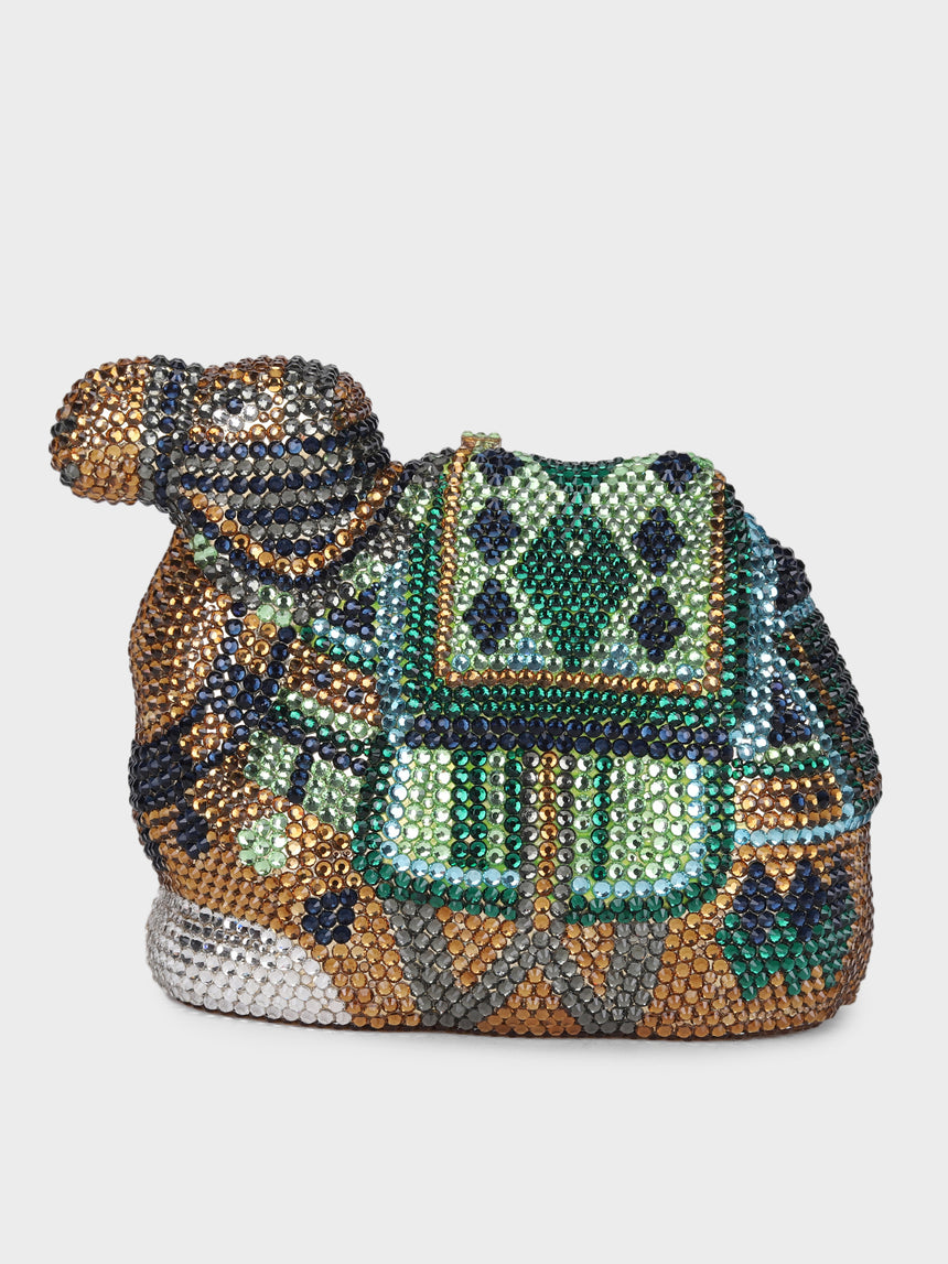 Camel Multicolor Clutch