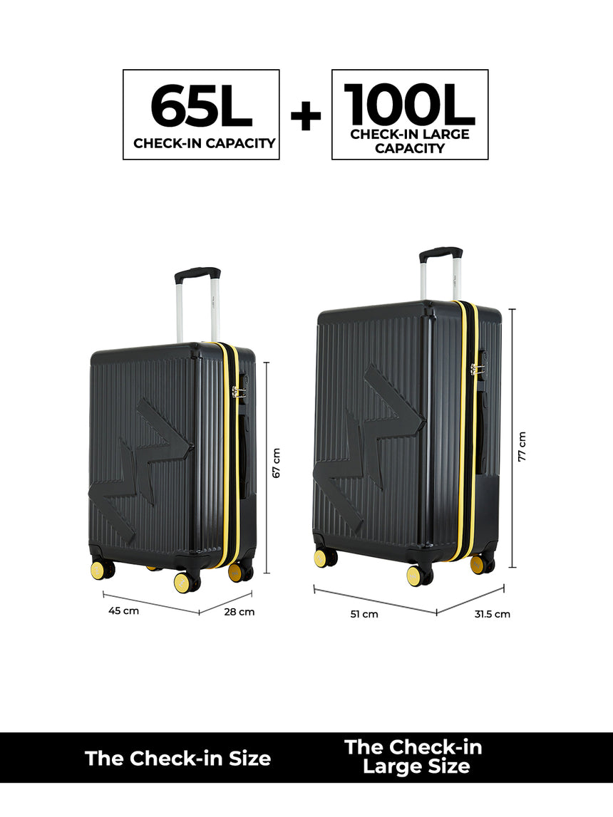 MW London 2.0 Set of 2 Luggage(Medium + Large)
