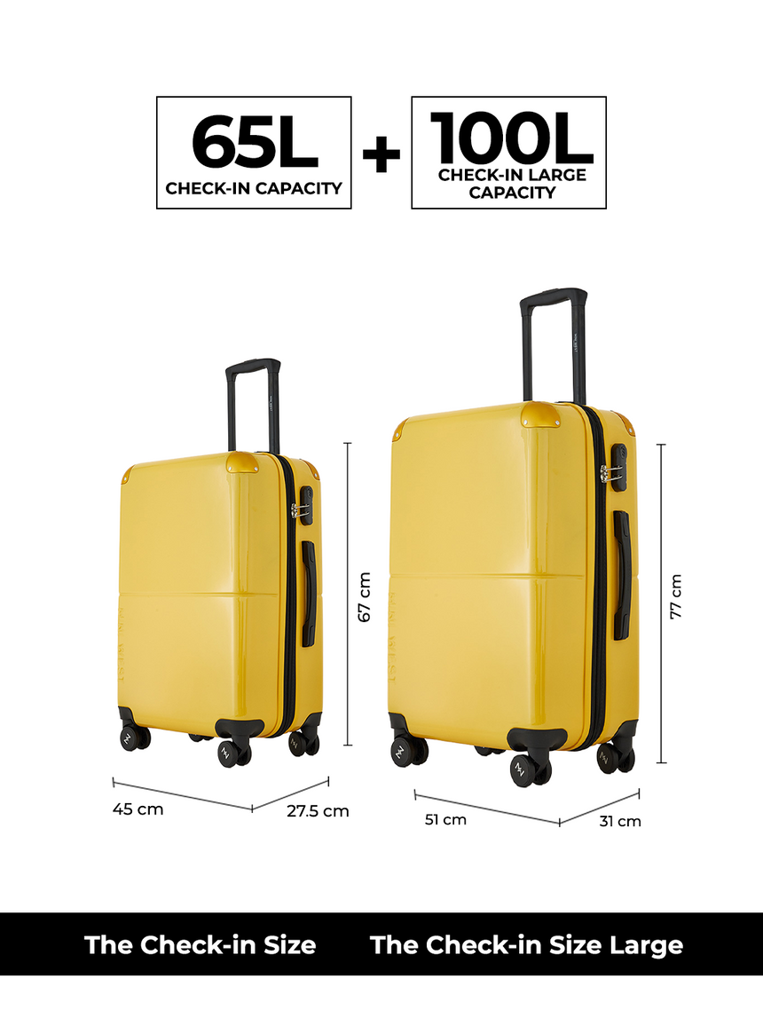 Decembers Set of 2 Luggage (Medium + Large)