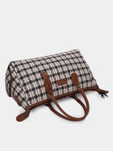 Wall Street Brown and Black London Duffle Bag