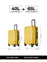 Decembers Set of 2 Luggage (Small + Medium)