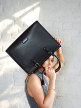 Times Square Luxury Black London Tote