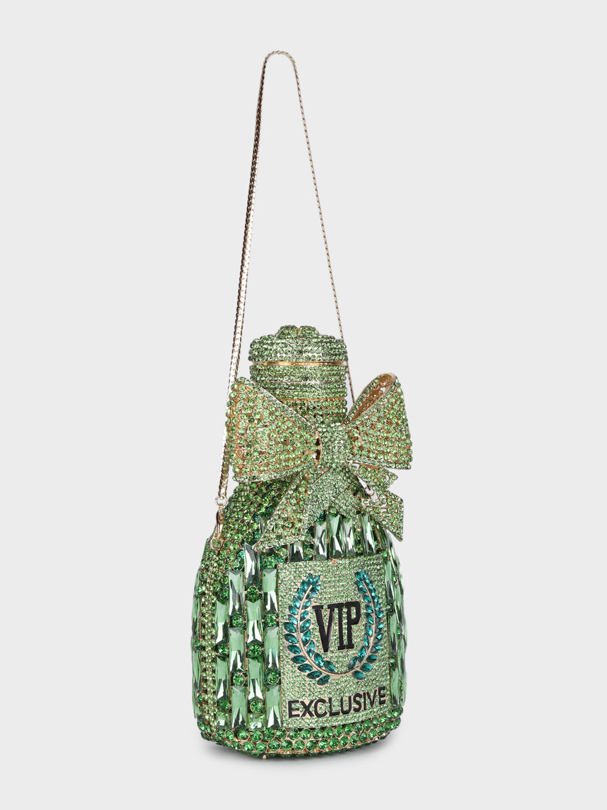 Champagne Vip Multicolor Clutch