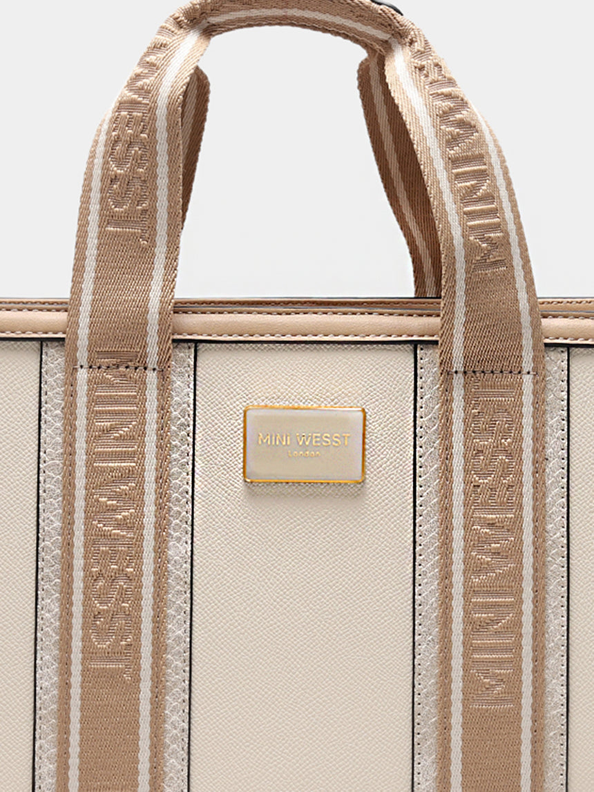 Prague Luxury Beige London Handbag