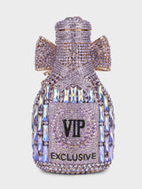 Champagne Vip Multicolor Clutch