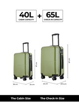 Decembers Set of 2 Luggage (Small + Medium)