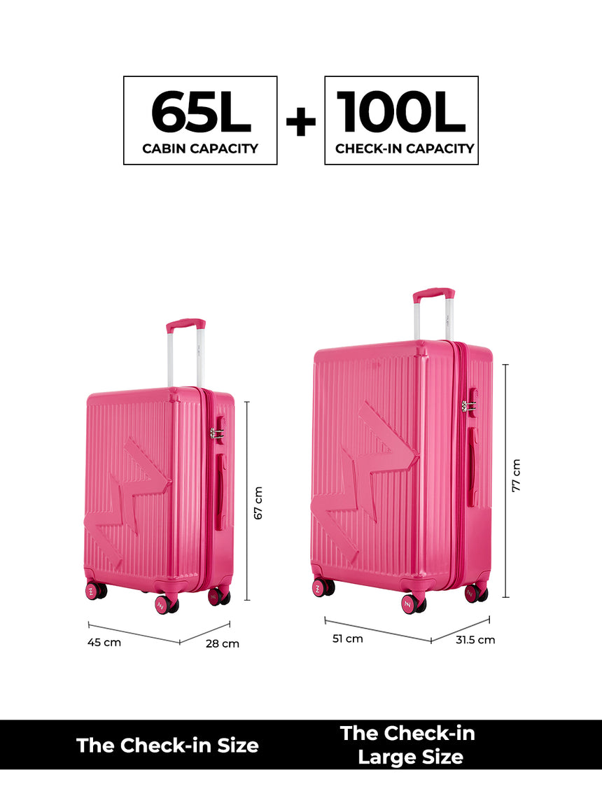 MW London 2.0 Set of 2 Luggage(Medium + Large)