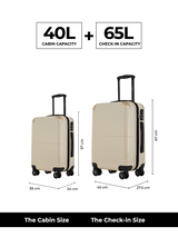 Decembers Set of 2 Luggage (Small + Medium)