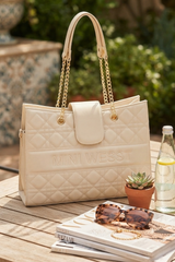 Mini Wesst Signature White Tote