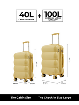 Summer Of 69 Set of 2 Luggage(Small + Large)