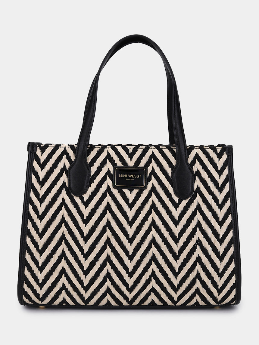 Boulevard Luxe Printed London Handbag
