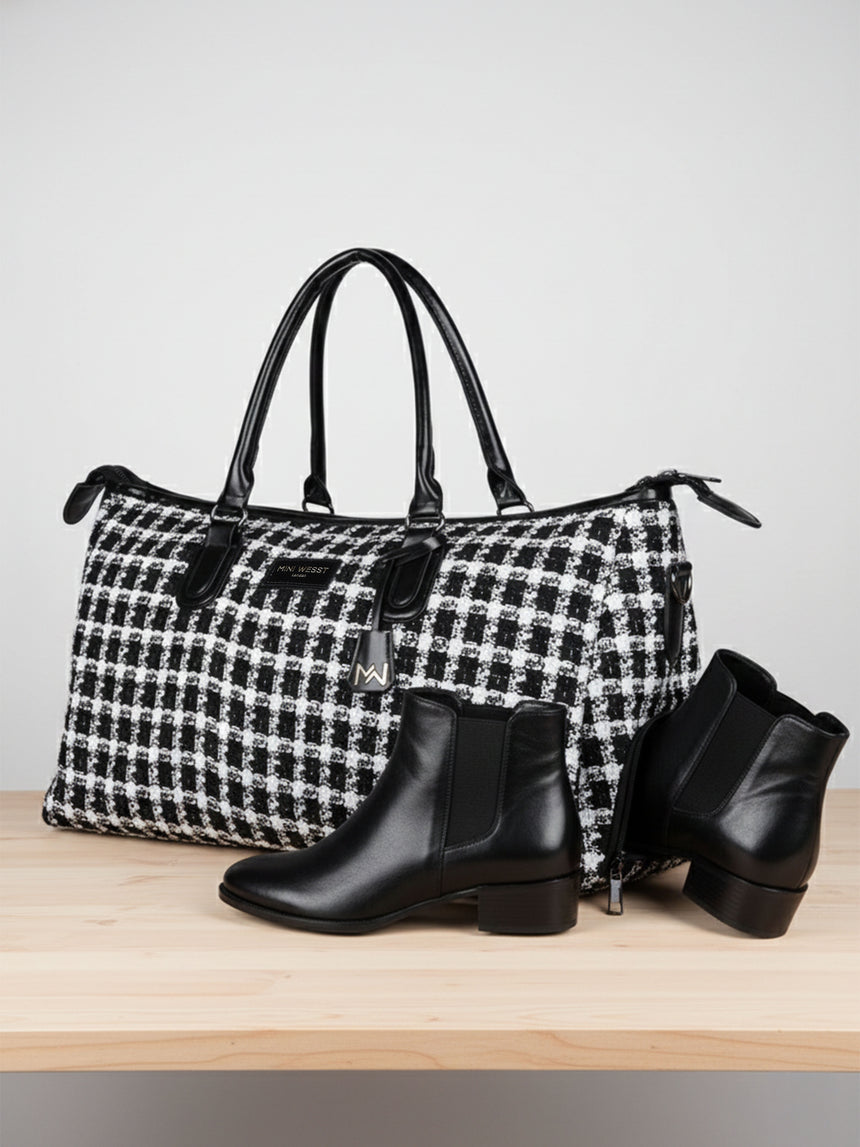 Wall Street Black London Duffle Bag