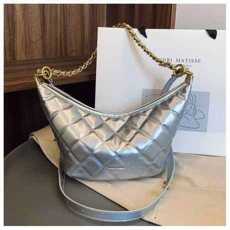 Zuri Silver Sling Bag