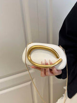 Ashley Off White Handheld Clutch