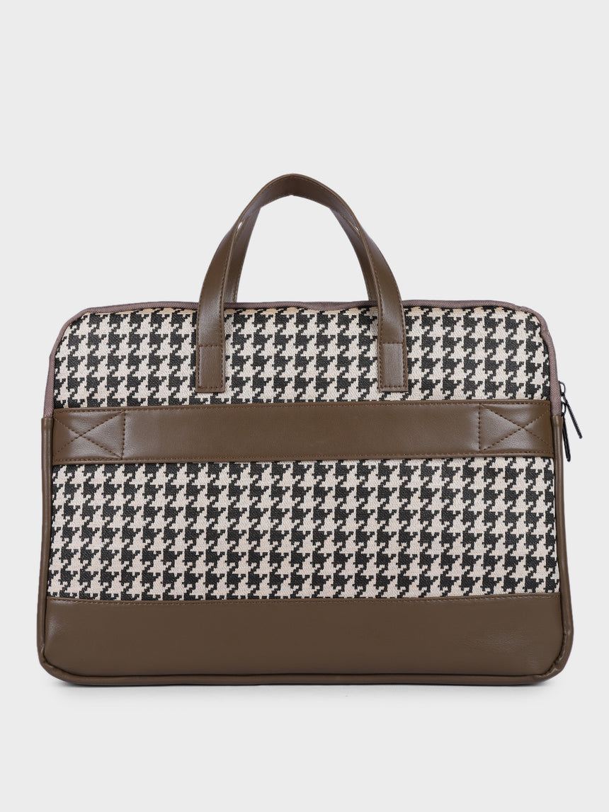 Bourbon Brown London Street Bag With Pouch