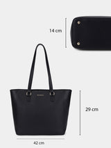 Buckingham Black London Tote