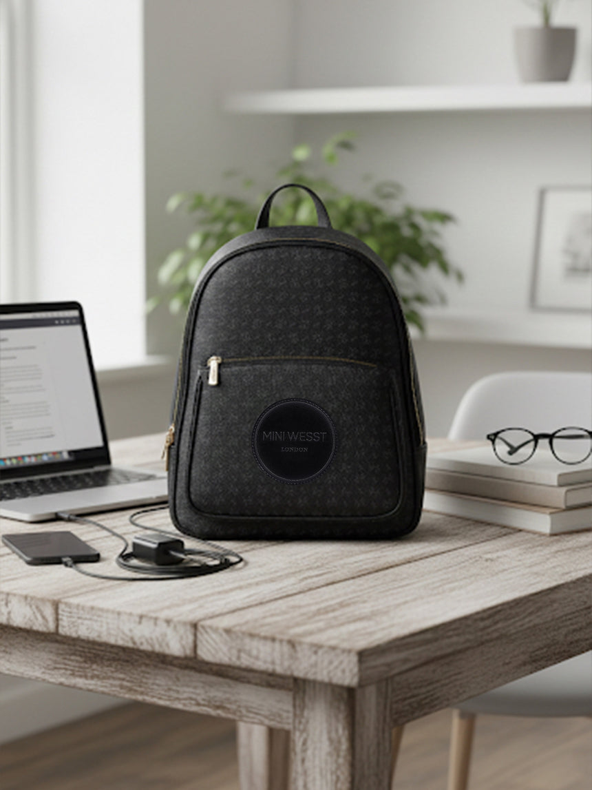 Runway Luxury Black London Backpack