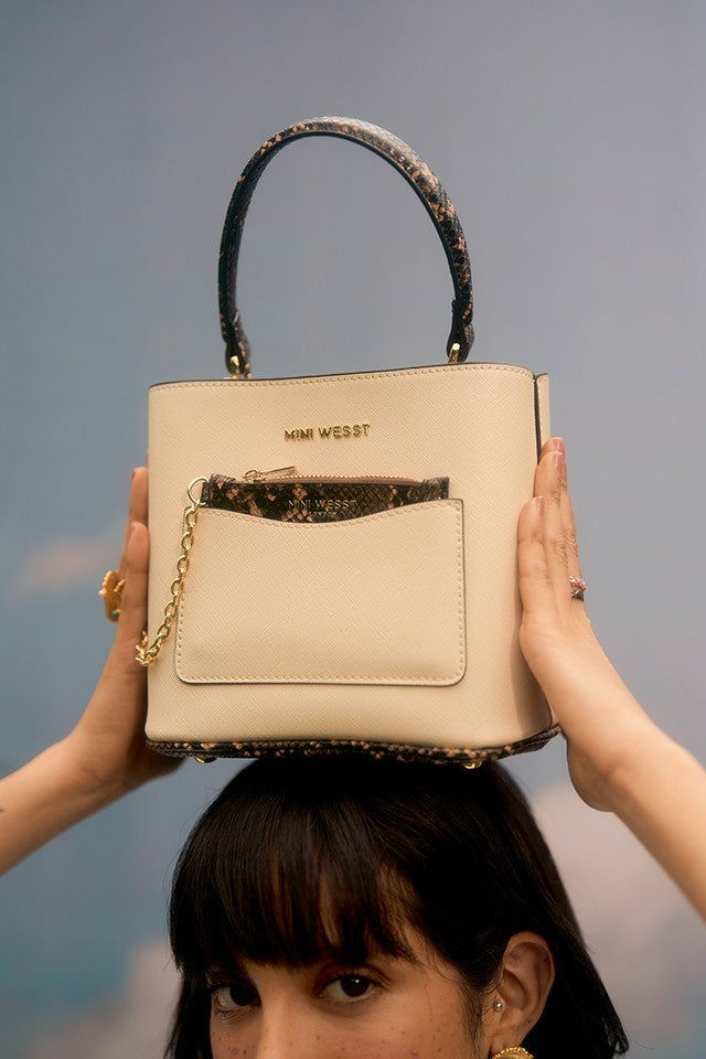 Blair Luxury Beige London Handbag