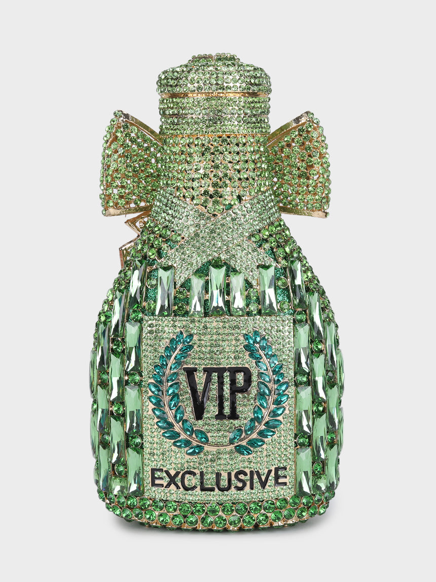 Champagne Vip Multicolor Clutch