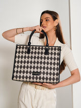 Times Square Luxury Printed London Tote