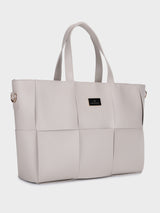 Executive White Tote Bag
