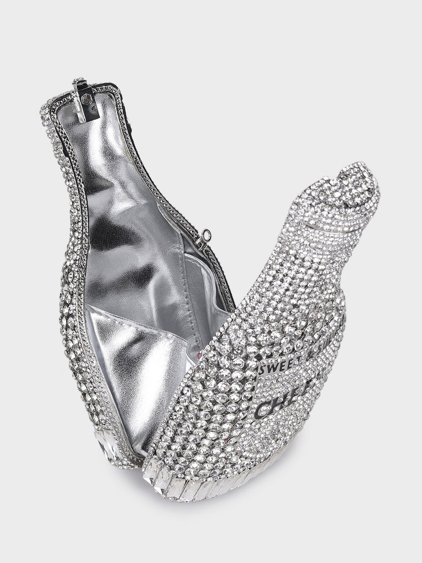 Champagne Multicolor Clutch