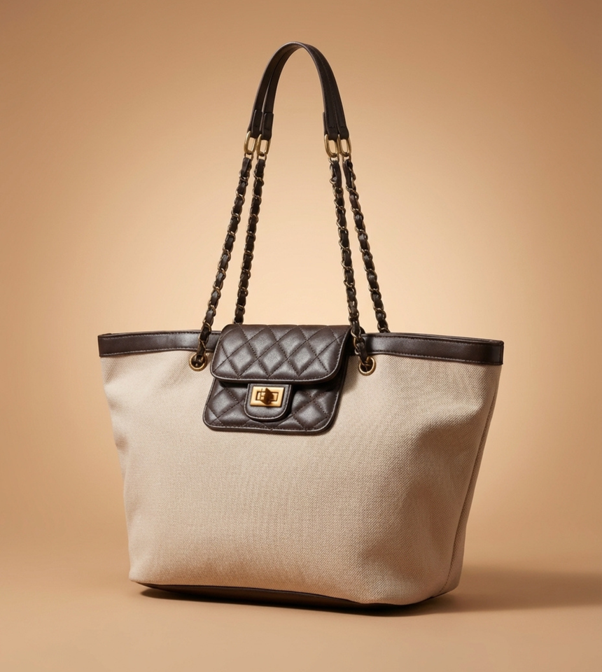 Alfredo Beige Tote