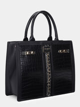 Broadway Luxe Black London Tote