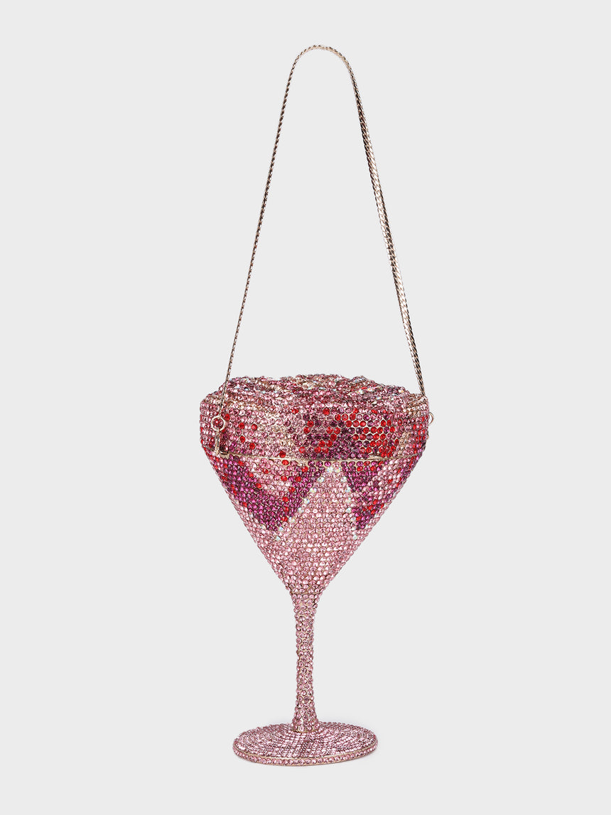 Champagne Multicolor Clutch