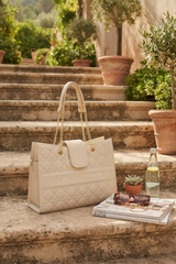 Mini Wesst Signature White Tote