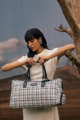 Wall Street White London Duffle Bag