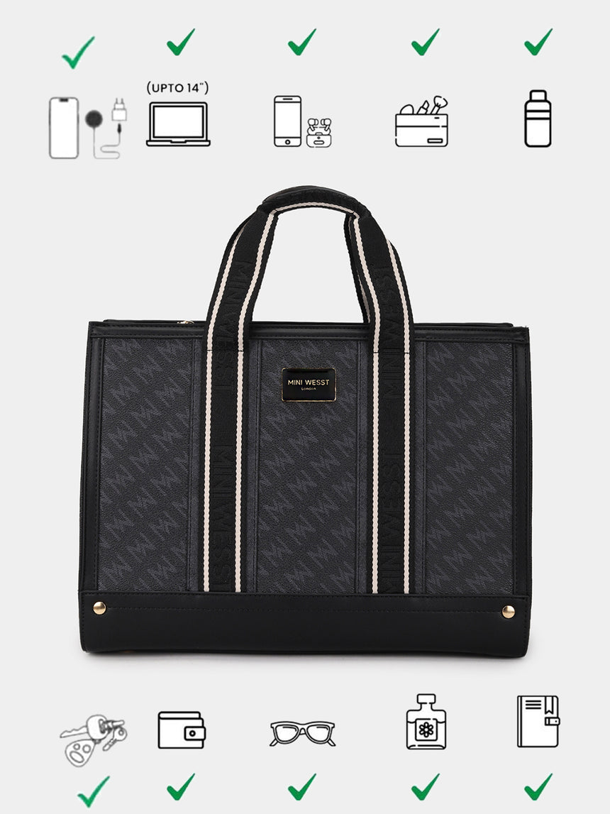 Prague Luxury Black London Handbag