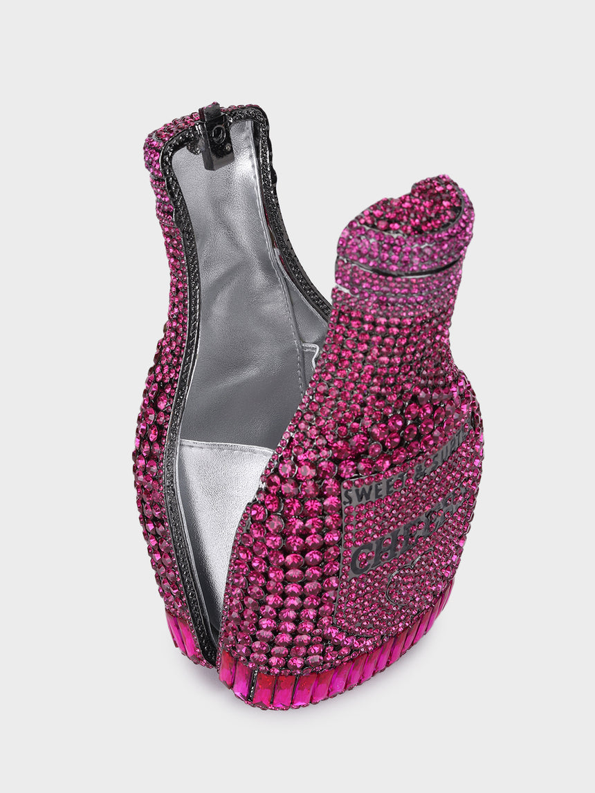 Champagne Multicolor Clutch