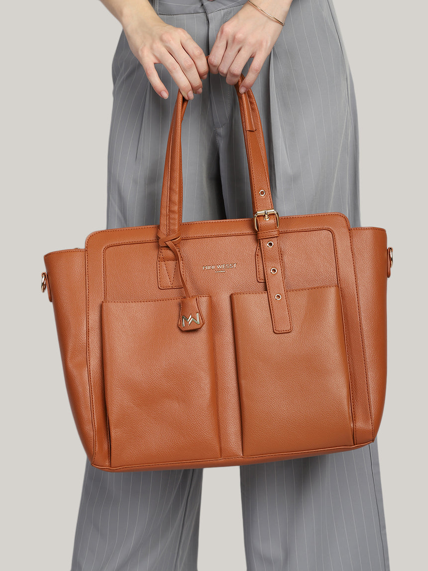 Georgetown Brown London Tote Bag