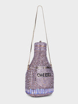Champagne Multicolor Clutch