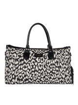 Wall Street Black and White London Duffle Bag