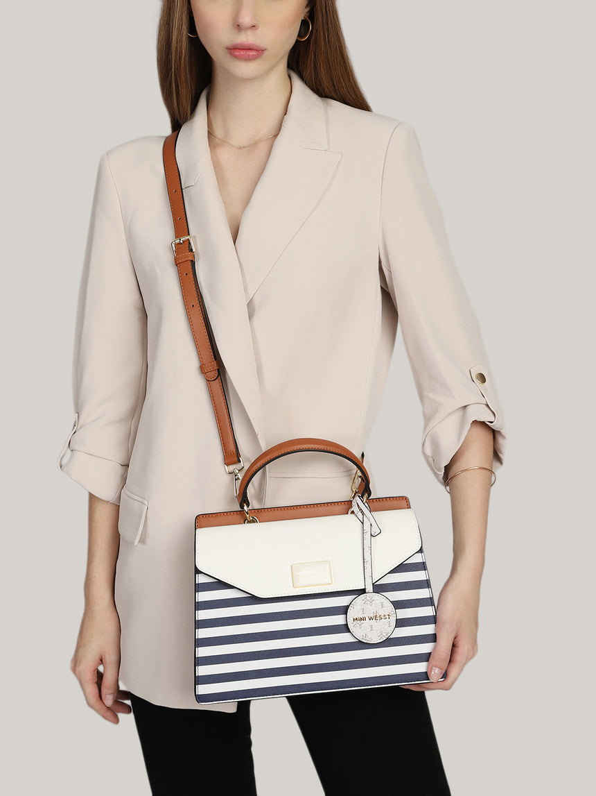 Yin & Yang Luxe White London Handbag