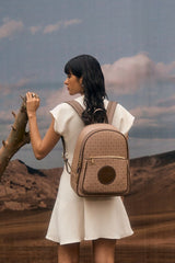 Runway Luxury Brown London Backpack