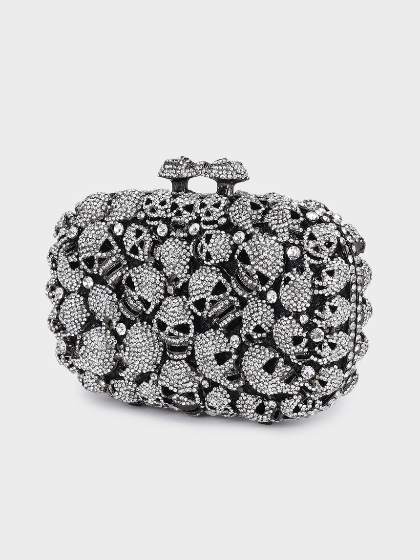 Skull Multicolor Clutch