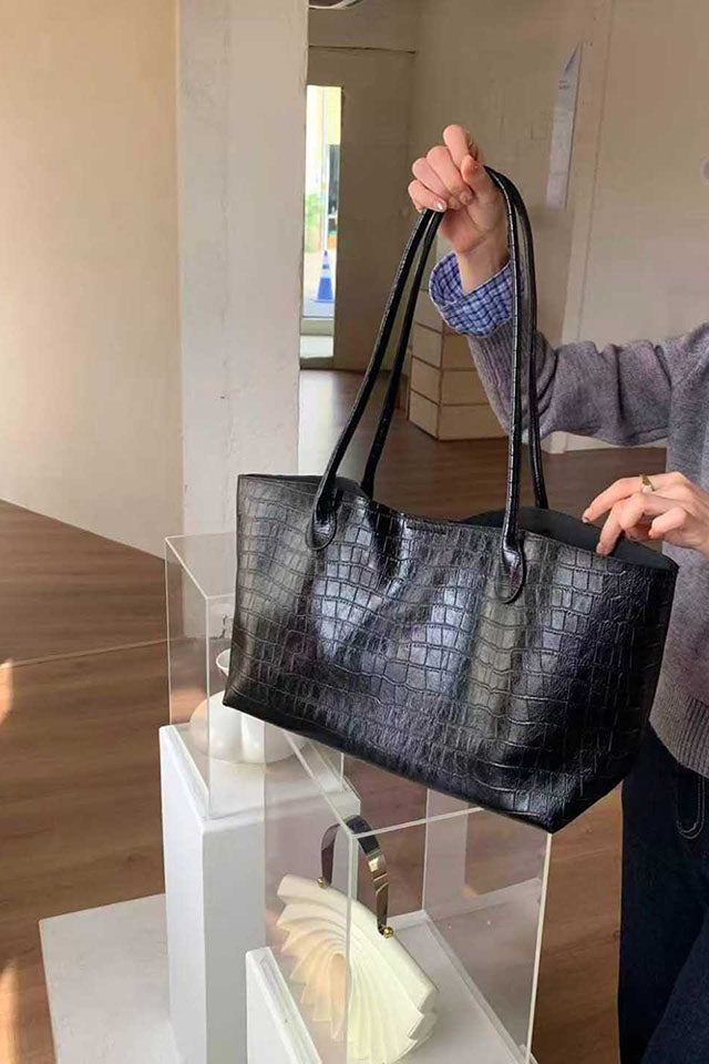 James Black Tote Bag