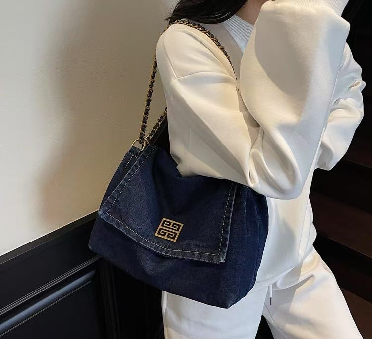 Savana Denim Denim Handbag