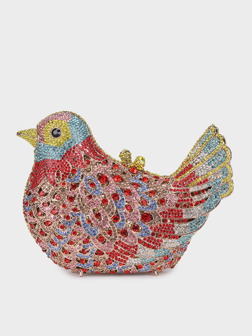 Birdie Multicolor Clutch